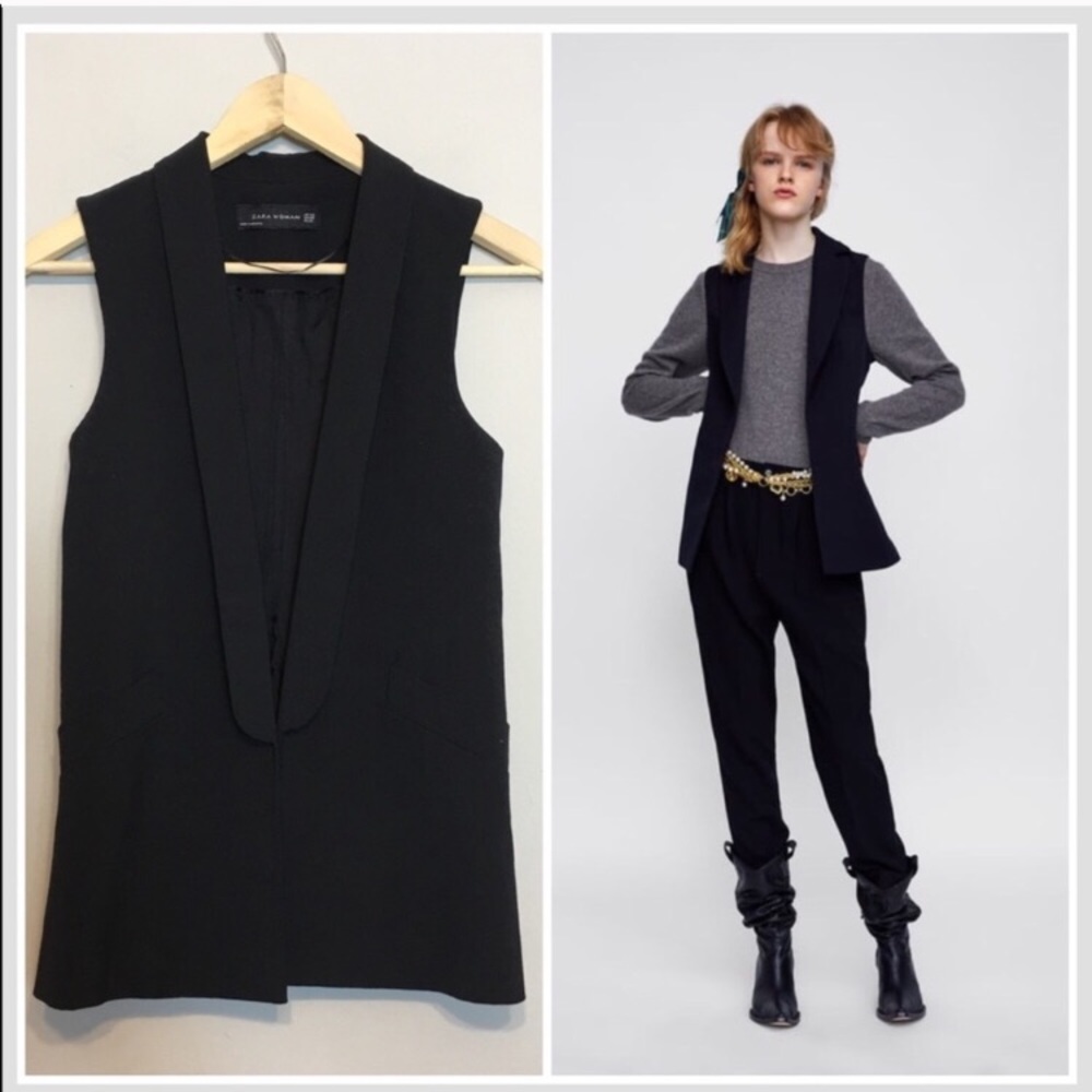 Zara Woman Black Vest